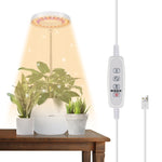 Luz de Preenchimento para Crescimento de Plantas Suculentas 10W 48 LEDs, Anel de Anjo, Abelha, Tubo Redondo
