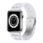 Pulseira de Relógio em Resina com 5 Contas para Apple Watch Series, 7 45mm / 6&SE&5&4 44mm / 3&2&1 42mm, 7 41mm / 6&SE&5&4 40mm / 3&2&1 38mm