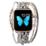 Pulseira de Joalharia para Apple Watch Series, 7 45mm / 6&SE&5&4 44mm / 3&2&1 42mm, 7 41mm / 6&SE&5&4 40mm / 3&2&1 38mm