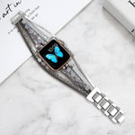 Pulseira de Joalharia para Apple Watch Series, 7 45mm / 6&SE&5&4 44mm / 3&2&1 42mm, 7 41mm / 6&SE&5&4 40mm / 3&2&1 38mm