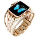 Pulseira de Joalharia para Apple Watch Series, 7 45mm / 6&SE&5&4 44mm / 3&2&1 42mm, 7 41mm / 6&SE&5&4 40mm / 3&2&1 38mm