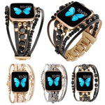 Pulseira de Joalharia para Apple Watch Series, 7 45mm / 6&SE&5&4 44mm / 3&2&1 42mm, 7 41mm / 6&SE&5&4 40mm / 3&2&1 38mm