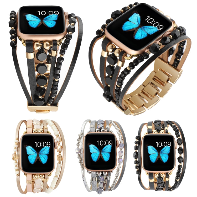 Pulseira de Joalharia para Apple Watch Series, 7 45mm / 6&SE&5&4 44mm / 3&2&1 42mm, 7 41mm / 6&SE&5&4 40mm / 3&2&1 38mm