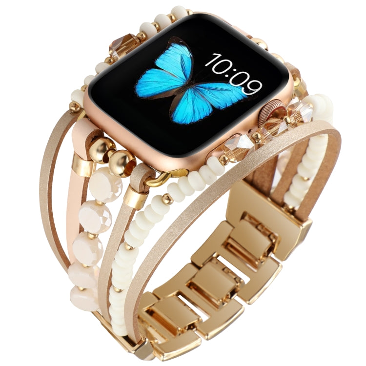 Pulseira de Joalharia para Apple Watch Series, 7 45mm / 6&SE&5&4 44mm / 3&2&1 42mm, 7 41mm / 6&SE&5&4 40mm / 3&2&1 38mm