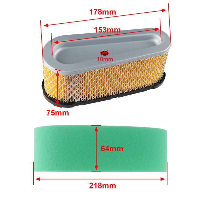 Filtro de Ar para Briggs & Stratton 496894S 493909S 272403S, Para Briggs & Stratton 272403S