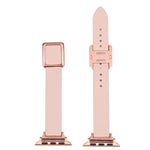 Correia de Relógio com Fivela Quadrada Magnética Dourada Rosa para Apple Watch Series, 7 45mm / 6&SE&5&4 44mm / 3&2&1 42mm, 7 41mm / 6&SE&5&4 40mm / 3&2&1 38mm