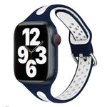 Water Drop Silicone Watch Band For Apple Watch Series, 7 41mm / 6&SE&5&4 40mm / 3&2&1 38mm, 7 45mm / 6&SE&5&4 44mm / 3&2&1 42mm