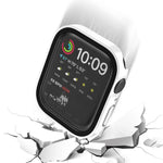Capa Protetora Life Impermeável 2 em 1 com Estrutura em PC + Vidro Temperado, para Apple Watch Series 9 / 8 / 7 45mm, para Apple Watch Series 9 / 8 / 7 41mm, para Apple Watch Series 6 / 5 / 4 / SE 44mm, para Apple Watch Series 6 / 5 / 4 / SE 40mm