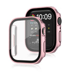 Capa Protetora Life Impermeável 2 em 1 com Estrutura em PC + Vidro Temperado, para Apple Watch Series 9 / 8 / 7 45mm, para Apple Watch Series 9 / 8 / 7 41mm, para Apple Watch Series 6 / 5 / 4 / SE 44mm, para Apple Watch Series 6 / 5 / 4 / SE 40mm