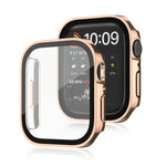 Capa Protetora Life Impermeável 2 em 1 com Estrutura em PC + Vidro Temperado, para Apple Watch Series 9 / 8 / 7 45mm, para Apple Watch Series 9 / 8 / 7 41mm, para Apple Watch Series 6 / 5 / 4 / SE 44mm, para Apple Watch Series 6 / 5 / 4 / SE 40mm