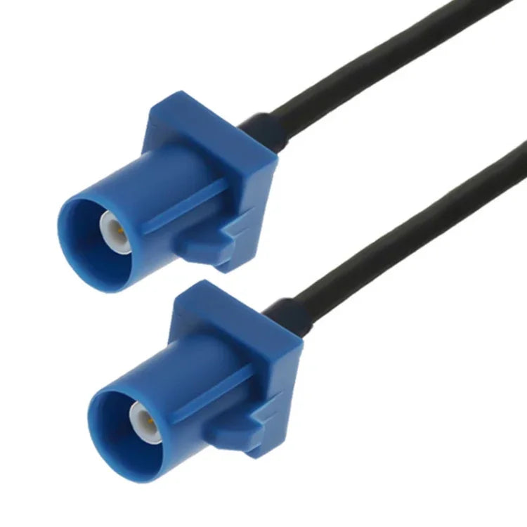 Cabo de Extensão Fakra C Macho para Fakra C Macho de 20cm, Fakra C Macho para Fakra C Macho
