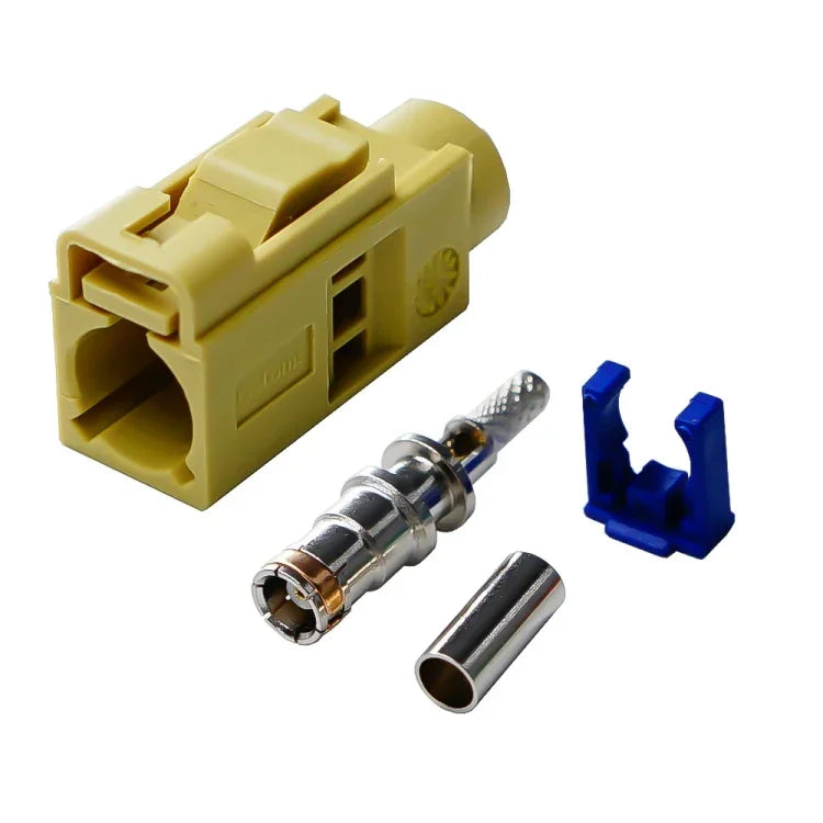 For RG174 Cable Fakra Radio Crimp Female Jack / Plug Connector with Phantom RF Coaxial