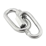 Anilha de Ligação Rápida para Passadiço em Aço Inoxidável 304, 5 PCS 3.5mm, 5 PCS 4mm, 3 PCS 5mm, 3 PCS 6mm, 2 PCS 7mm, 2 PCS 8mm, 9mm, 10mm