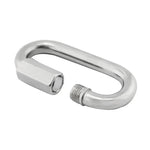 Anilha de Ligação Rápida para Passadiço em Aço Inoxidável 304, 5 PCS 3.5mm, 5 PCS 4mm, 3 PCS 5mm, 3 PCS 6mm, 2 PCS 7mm, 2 PCS 8mm, 9mm, 10mm