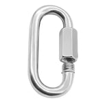 Anilha de Ligação Rápida para Passadiço em Aço Inoxidável 304, 5 PCS 3.5mm, 5 PCS 4mm, 3 PCS 5mm, 3 PCS 6mm, 2 PCS 7mm, 2 PCS 8mm, 9mm, 10mm