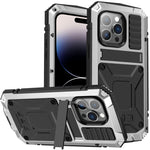 R-JUST Shockproof Waterproof Dust-proof Case with Holder, For iPhone 14 Pro, For iPhone 14 Pro Max, For iPhone 14, For iPhone 14 Plus