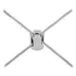 Clipe Cruzado para Cabo de Aço de Jardim em Aço Inoxidável 316, M8x2, M10x3, M12x4, M12x5, M12x6, M16x8