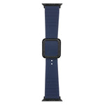 Correia de Relógio em Silicone com Fivela Quadrada Preta para Apple Watch Series, 7 45mm / 6&SE&5&4 44mm / 3&2&1 42mm, 7 41mm / 6&SE&5&4 40mm / 3&2&1 38mm