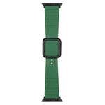 Correia de Relógio em Silicone com Fivela Quadrada Preta para Apple Watch Series, 7 45mm / 6&SE&5&4 44mm / 3&2&1 42mm, 7 41mm / 6&SE&5&4 40mm / 3&2&1 38mm