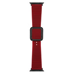 Correia de Relógio em Silicone com Fivela Quadrada Preta para Apple Watch Series, 7 45mm / 6&SE&5&4 44mm / 3&2&1 42mm, 7 41mm / 6&SE&5&4 40mm / 3&2&1 38mm