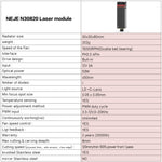 Gravador a Laser NEJE MASTER 3 com Módulo Laser N30820, MASTER 3 com N30820 (Plugue UE), MASTER 3 com N30820 (Plugue EUA)