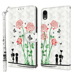3D Painted Leather Phone Case, For iPhone SE 2022 / SE 2020 / 8 / 7, For iPhone XR, For iPhone 8 Plus / 7 Plus