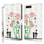 3D Painted Leather Phone Case, For iPhone SE 2022 / SE 2020 / 8 / 7, For iPhone XR, For iPhone 8 Plus / 7 Plus