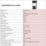 Gravador a Laser NEJE MASTER 3 Plus com Módulo Laser N40630, MASTER 3 Plus com N40630 (Plugue UE), MASTER 3 Plus com N40630 (Plugue EUA)