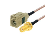 Extensão de Antena de 20cm Cabo Coaxial RG316