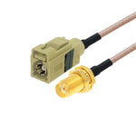 Extensão de Antena de 20cm Cabo Coaxial RG316