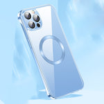Frameless Glass CD MagSafe Case, For iPhone 14, For iPhone 14 Plus, For iPhone 14 Pro, For iPhone 14 Pro Max