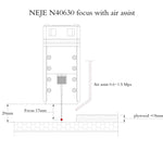 Kits de Módulo de Gravação a Laser NEJE N40630 7,5W 450nm, N40630