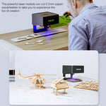Máquina de Gravação CNC Laser DIY Mini DAJA DJ6, DJ6 Mini Laser Plugue UE, DJ6 Mini Laser Plugue EUA, DJ6 Mini Laser Plugue Reino Unido