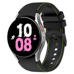 Pulseira de Silicone com Textura de Pele, Para Samsung Galaxy Watch5 / Watch5 Pro / Watch4