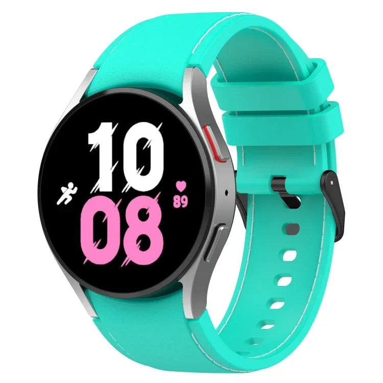 Pulseira de Silicone com Textura de Pele, Para Samsung Galaxy Watch5 / Watch5 Pro / Watch4