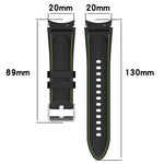 Pulseira de Silicone com Textura de Pele, Para Samsung Galaxy Watch5 / Watch5 Pro / Watch4
