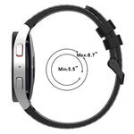 Pulseira de Silicone com Textura de Pele, Para Samsung Galaxy Watch5 / Watch5 Pro / Watch4
