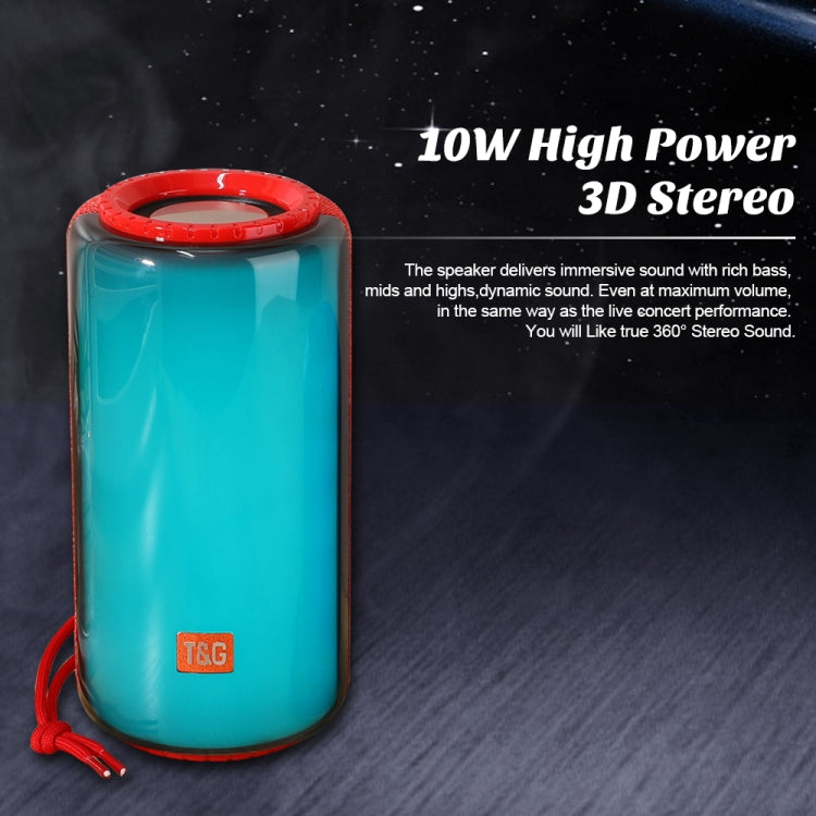 T&G TG639 Altifalante Bluetooth Sem Fios TWS Portátil com Luz LED 10W
