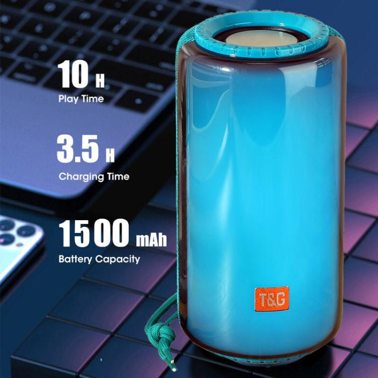 T&G TG639 Altifalante Bluetooth Sem Fios TWS Portátil com Luz LED 10W