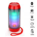 T&G TG643 Subwoofer Bluetooth Sem Fios Resistente à Água com Luz LED Portátil