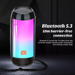 T&G TG643 Subwoofer Bluetooth Sem Fios Resistente à Água com Luz LED Portátil