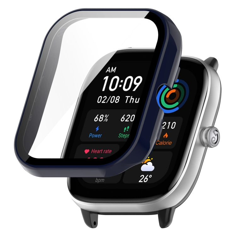 PC+ Toughened Film Fully Enclosed Protective Watch Case, For Amazfit Bip3 / Bip3 Pro, For Amazfit GTS4 Mini