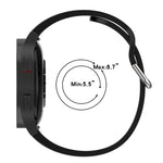 Pulseira de relógio em silicone com risca bicolor, para Samsung Galaxy Watch5 / Watch5 Pro