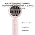 Secador de Cabelo Elétrico Portátil com Íons Negativos Original Xiaomi Mijia H100, Plugue US, H100 (Rosa)