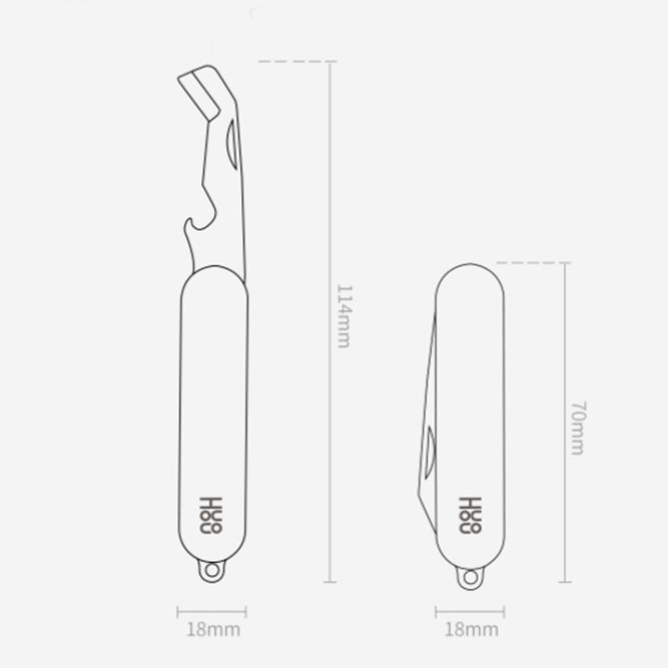 Faca Dobrável Mini Original Xiaomi Youpin Huohou para Desembalar