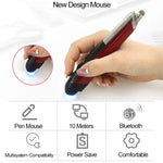 Caneta multifuncional sem fios Bluetooth PR-08, rato caneta capacitivo, 4 teclas (Branco), 4 teclas (Azul), 4 teclas (Cinza), 4 teclas (Vermelho), 4 teclas (Preto)