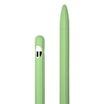 Estojo riscado 3 em 1 em silicone líquido com duas tampas para ponta, para Apple Pencil 1, para Apple Pencil 2