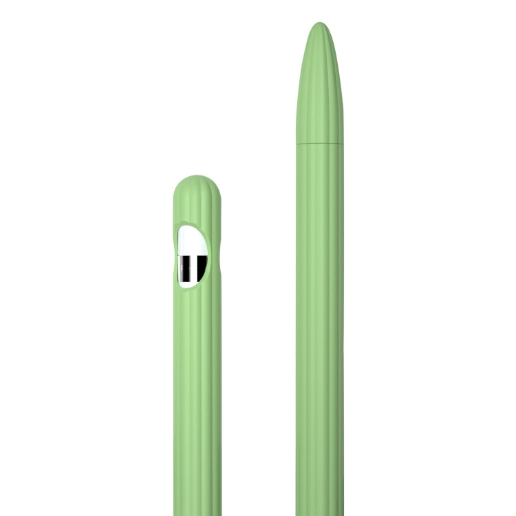 Estojo riscado 3 em 1 em silicone líquido com duas tampas para ponta, para Apple Pencil 1, para Apple Pencil 2