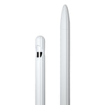Estojo riscado 3 em 1 em silicone líquido com duas tampas para ponta, para Apple Pencil 1, para Apple Pencil 2
