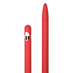 Estojo riscado 3 em 1 em silicone líquido com duas tampas para ponta, para Apple Pencil 1, para Apple Pencil 2
